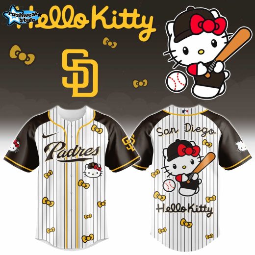 San Diego Padres Hello Kitty 2026 Special Edition Baseball Jersey