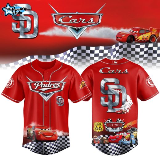 San Diego Padres Special Cars 20th Anniversary Limited Edition Jersey