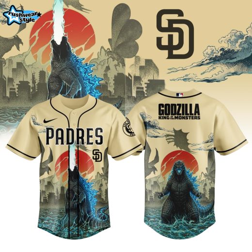 San Diego Padres Special Godzilla The King of Monsters Limited Edition Jersey