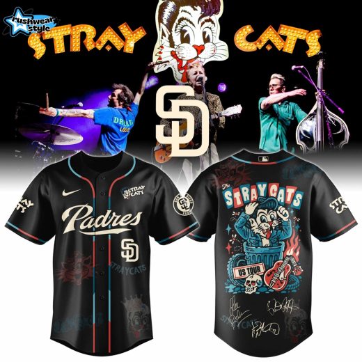 San Diego Padres Special Stray Cats US Tour 2026 Limited Edition Jersey