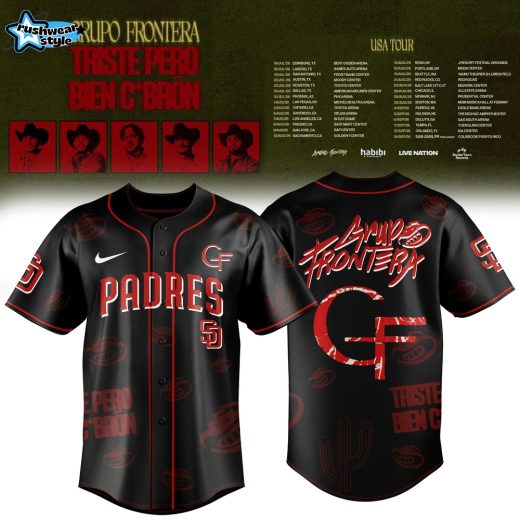 San Diego Padres x Grupo Frontera – “Triste Pero Bien Cabrón Tour 2026” Jersey Collection
