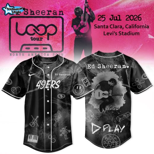 San Francisco 49ers x Ed Sheeran LOOP Tour 2026 Jersey Collection