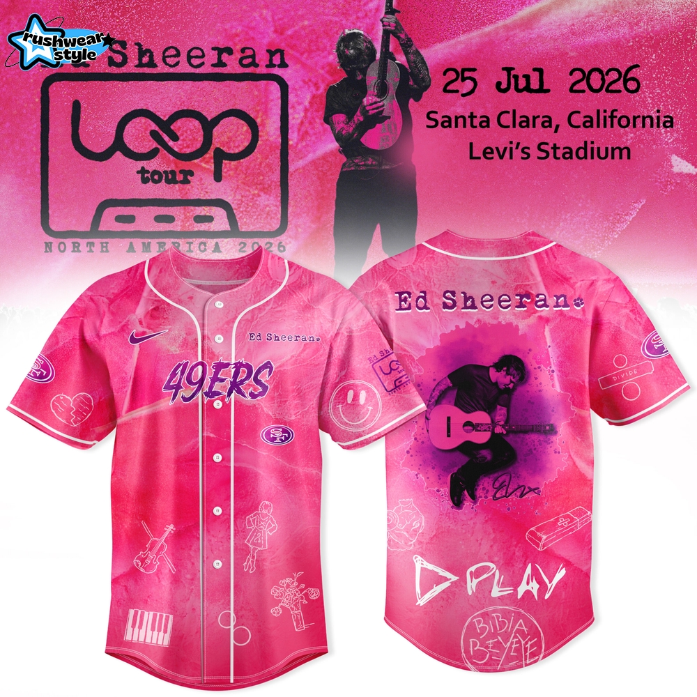 San Francisco 49ers x Ed Sheeran LOOP Tour 2026 Jersey Collection San Francisco 49ers x Ed Sheeran LOOP Tour 2026 Jersey Collection