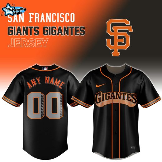 San Francisco Giants 2026 Gigantes Black Jersey