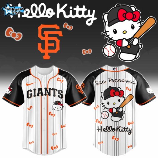 San Francisco Giants Hello Kitty 2026 Special Edition Baseball Jersey