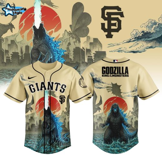 San Francisco Giants Special Godzilla The King of Monsters Limited Edition Jersey