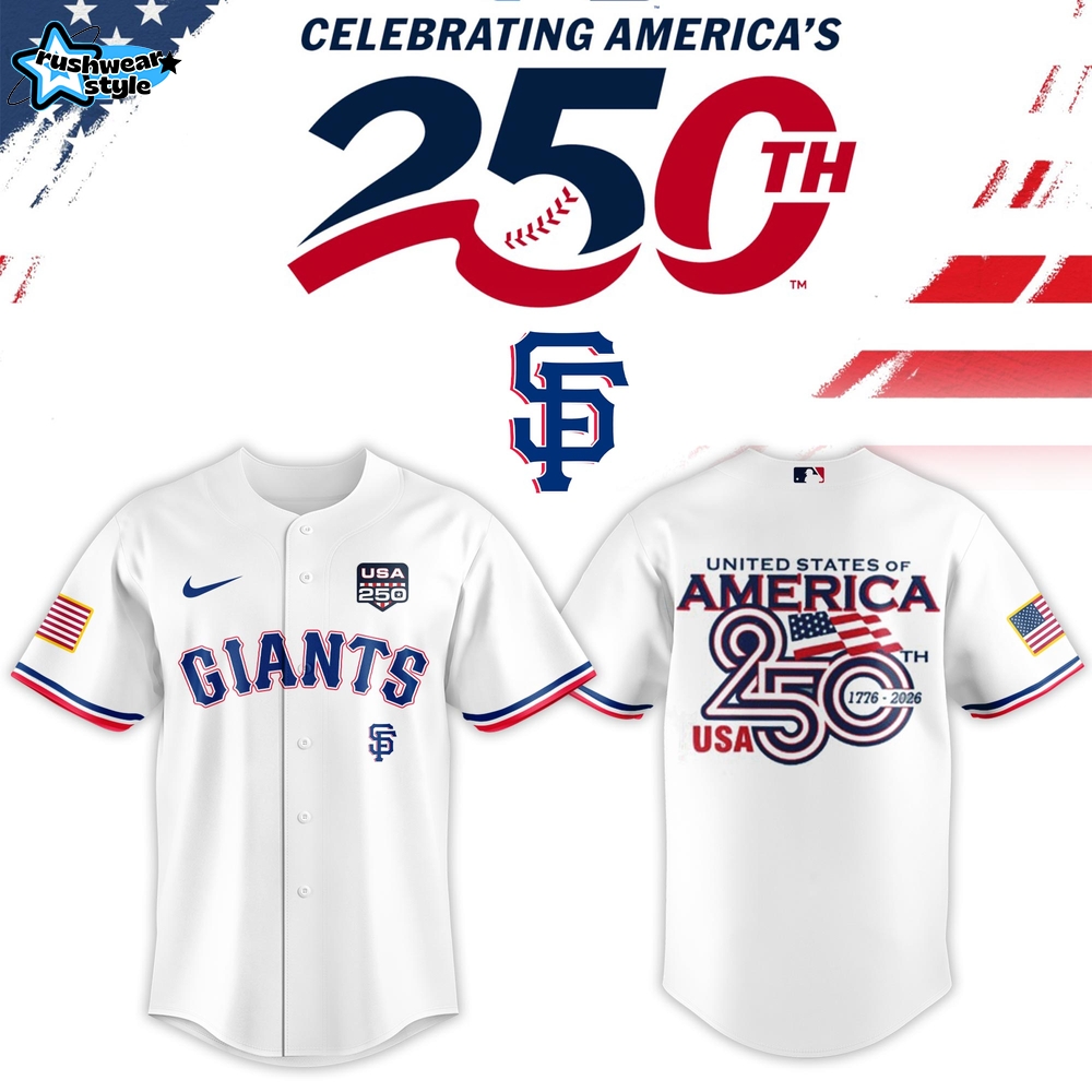 San Francisco Giants USA 250th Anniversary Limited Baseball Jersey San Francisco Giants USA 250th Anniversary Limited Baseball Jersey