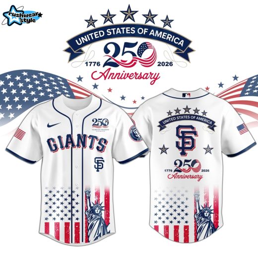 San Francisco Giants USA 250th Heritage Baseball Jersey