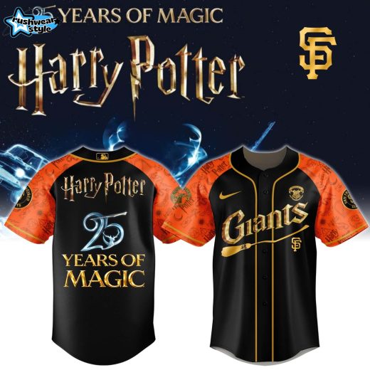 San Francisco Giants x Harry Potter 25 Years of Magic Game Night 2026 Jersey Limited Edition Selling Out Fast Ver2
