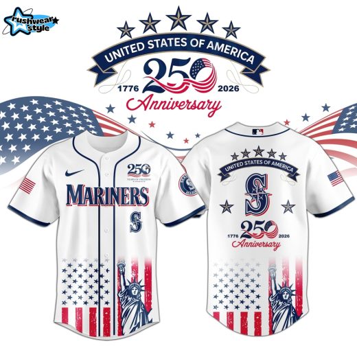 Seattle Mariners America 250 Celebration Limited Edition Jersey