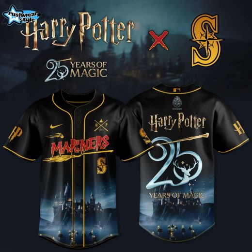 Seattle Mariners Harry Potter 25th Anniversary Magic Baseball Jersey