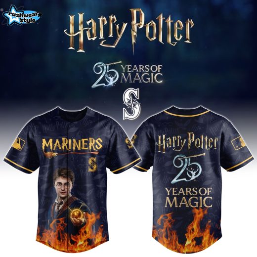 Seattle Mariners Harry Potter 25th Anniversary Magic Baseball Jersey – New Release