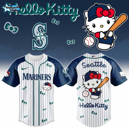 Seattle Mariners Hello Kitty 2026 Special Edition Baseball Jersey