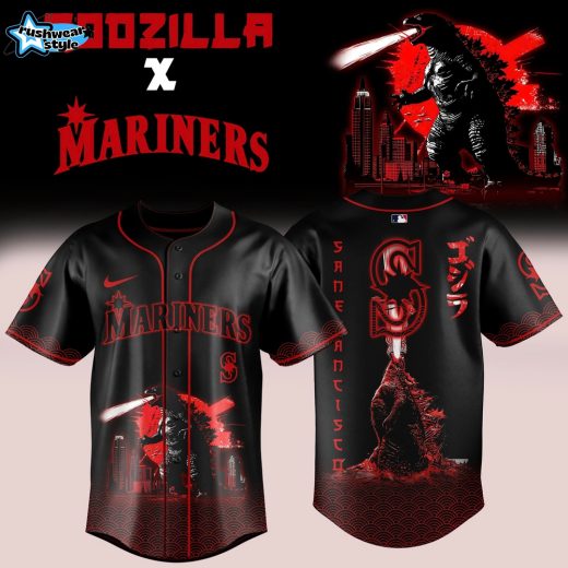 Seattle Mariners MLB x Godzilla 2026 Edition Jersey