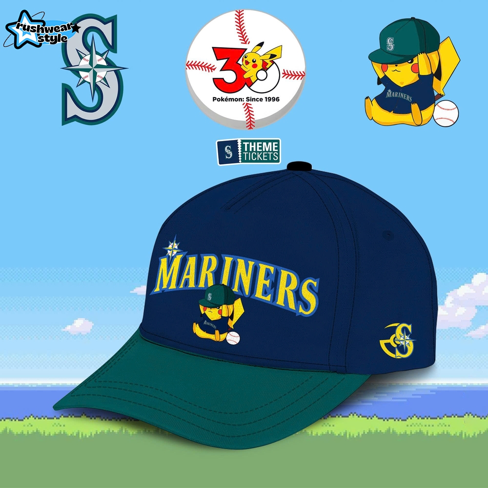 Seattle Mariners MLB x Pokémon 30th Anniversary 2026 Limited Edition Jersey Seattle Mariners MLB x Pokémon 30th Anniversary 2026 Limited Edition Jersey