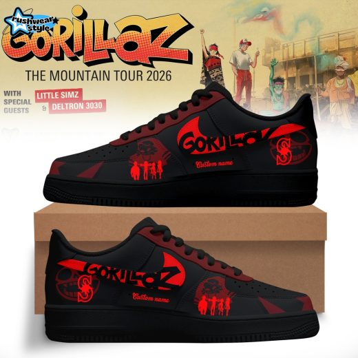 Seattle Mariners x Gorillaz — The Mountain Tour 2026 North America Edition AF1 Sneaker