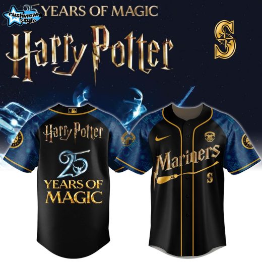 Seattle Mariners x Harry Potter 25 Years of Magic Game Night 2026 Jersey Limited Edition Selling Out Fast Ver2