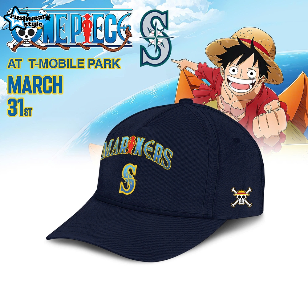 Seattle Mariners x One Piece Night 2026 Limited Edition Hoodie Navy Seattle Mariners x One Piece Night 2026 Limited Edition Hoodie Navy