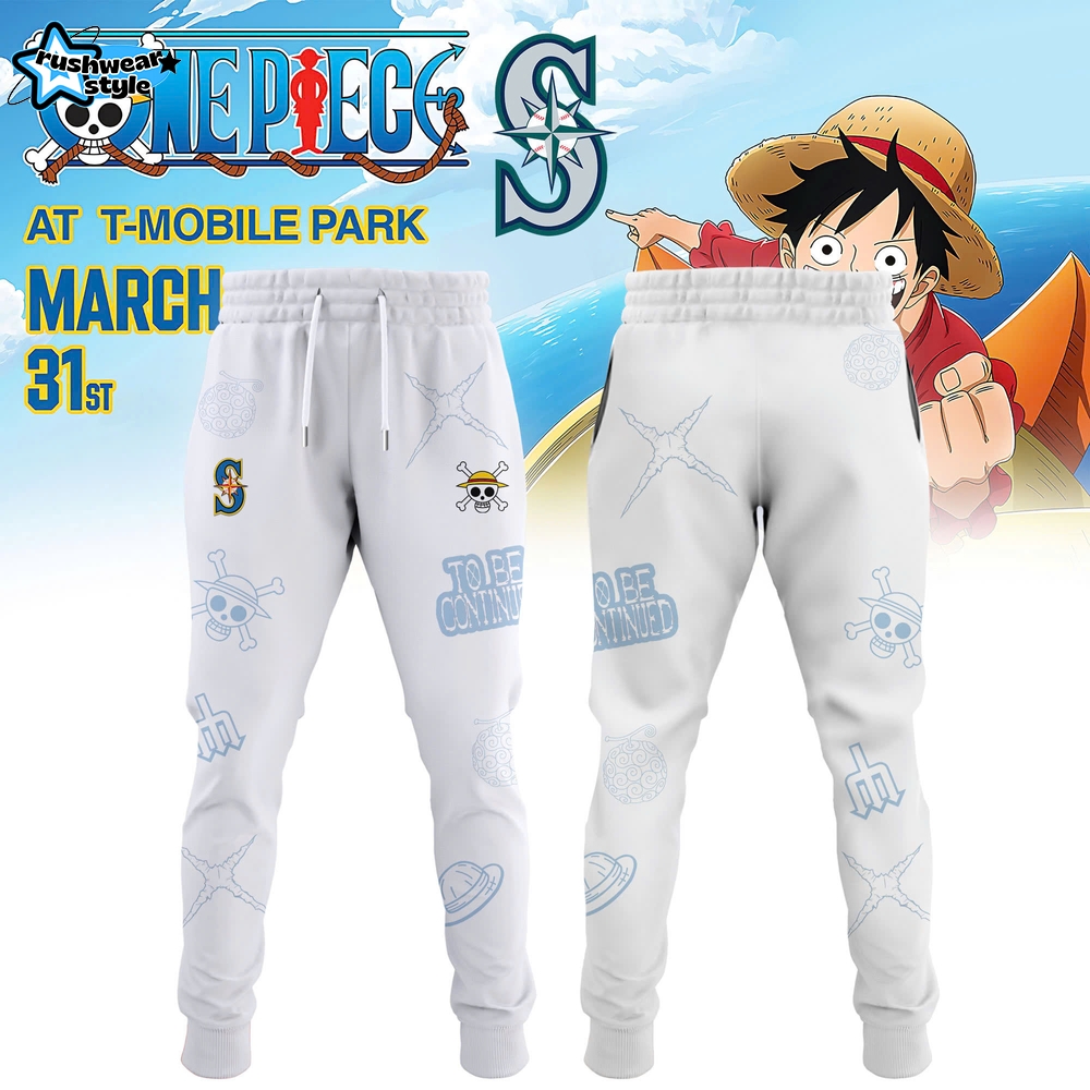 Seattle Mariners x One Piece Night 2026 Limited Edition Hoodie White Seattle Mariners x One Piece Night 2026 Limited Edition Hoodie White