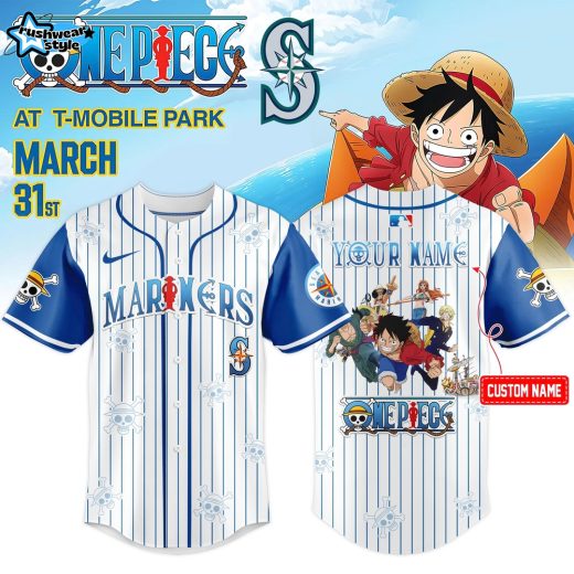 Seattle Mariners x One Piece Night 2026 Limited Edition Jersey Ver2