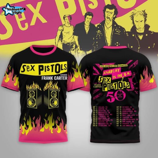 Sex Pistols x Frank Carter North American Tour 2026 T-Shirt