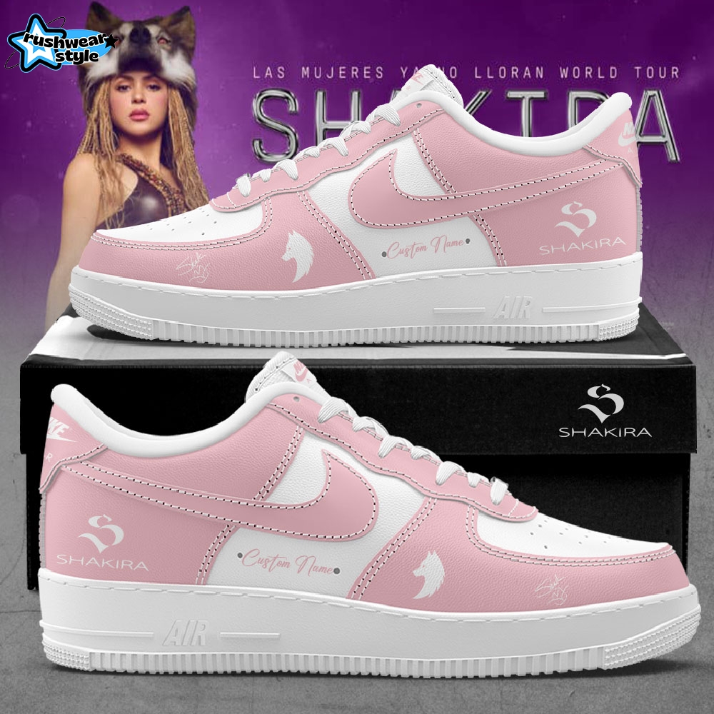 Shakira Las Mujeres Ya No Lloran World Tour 2026 Custom Name Pink Shoes Shakira Las Mujeres Ya No Lloran World Tour 2026 Custom Name Pink Shoes