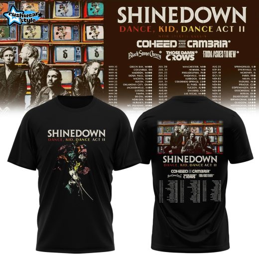 Shinedown Dance, Kid, Dance Act II Concert Tee Collection