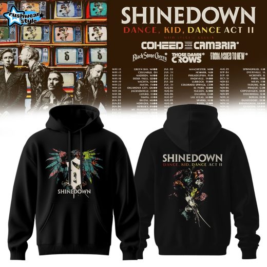 Shinedown Dance, Kid, Dance Act II Tour Hoodie – Version 2