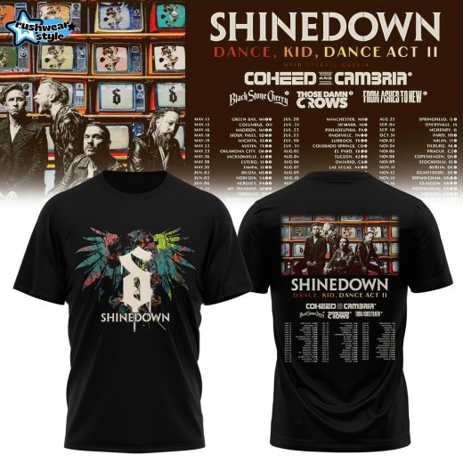Shinedown Dance, Kid, Dance Act II Tour T-Shirt – Version 2