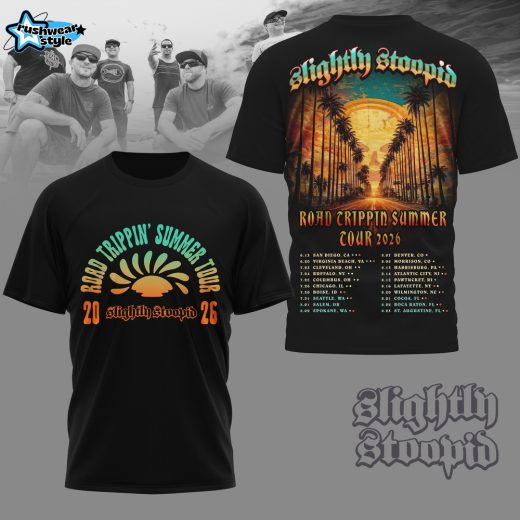 Slightly Stoopid Road Trippin Summer Tour 2026 Concert Shirt