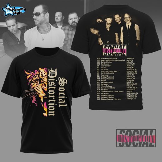 Social Distortion Tour Date Limited Edition T-Shirt