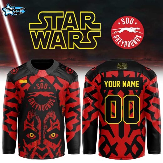 Soo Greyhounds Star Wars Night 2026 Hockey Jersey Custom Name, Number