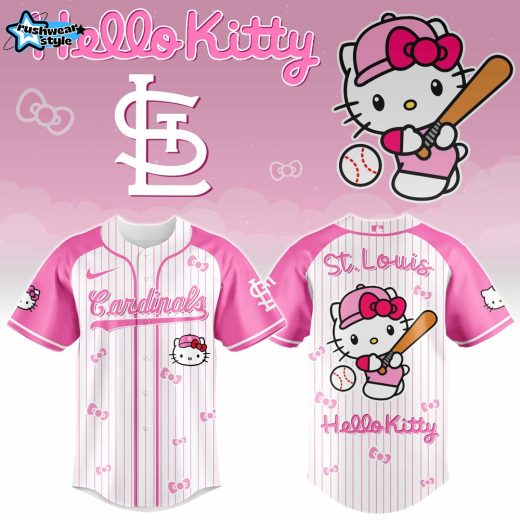 St. Louis Cardinals Hello Kitty 2026 Limited Edition MLB Jersey Ver 2