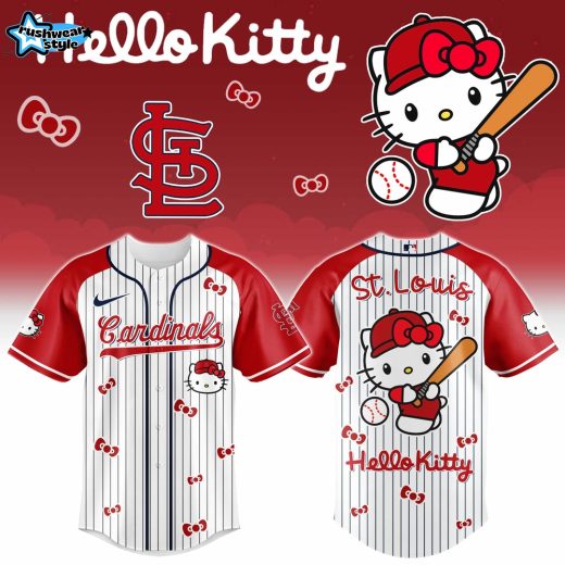 St. Louis Cardinals Hello Kitty 2026 Special Edition Baseball Jersey