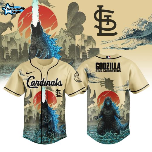 St. Louis Cardinals Special Godzilla The King of Monsters Limited Edition Jersey