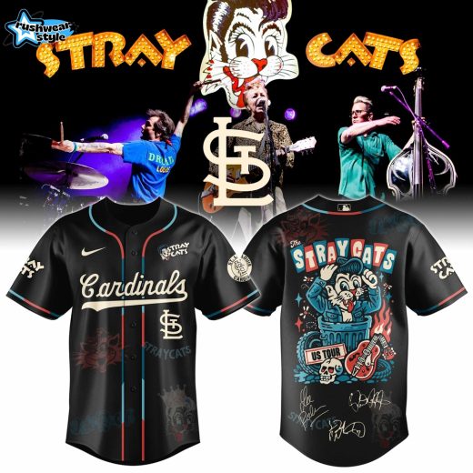 St. Louis Cardinals Special Stray Cats US Tour 2026 Limited Edition Jersey