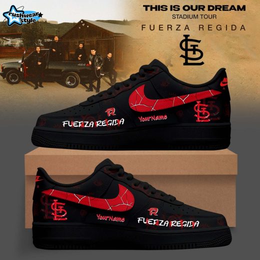 St. Louis Cardinals x Fuerza Regida Stadium Tour 2026 AF1 Inspired Custom Sneakers