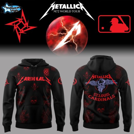 St. Louis Cardinals x Metallica M72 World Tour Hoodie