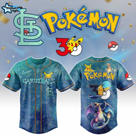 St. Louis Cardinals x Pokémon 2026 Special Edition Baseball Jersey