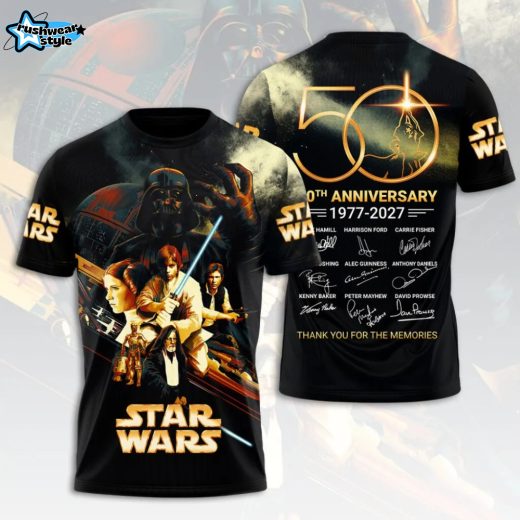Star Wars 50th Anniversary 3D Tshirt 2026 Ver2