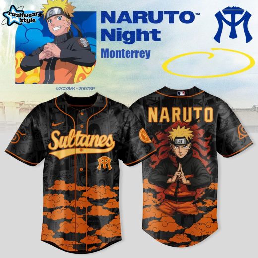 Sultanes de Monterrey x Naruto Night Night 2026 Jersey Collection Ver2