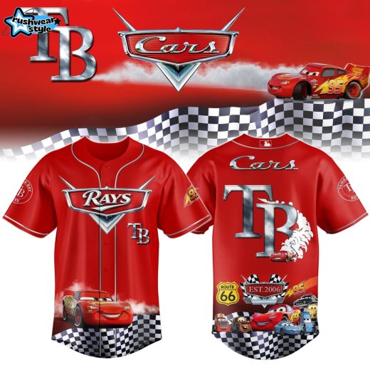 Tampa Bay Rays Special Cars 20th Anniversary Limited Edition Jersey