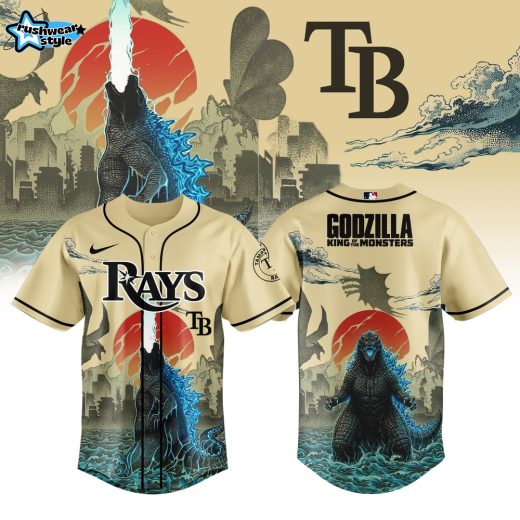 Tampa Bay Rays Special Godzilla The King of Monsters Limited Edition Jersey