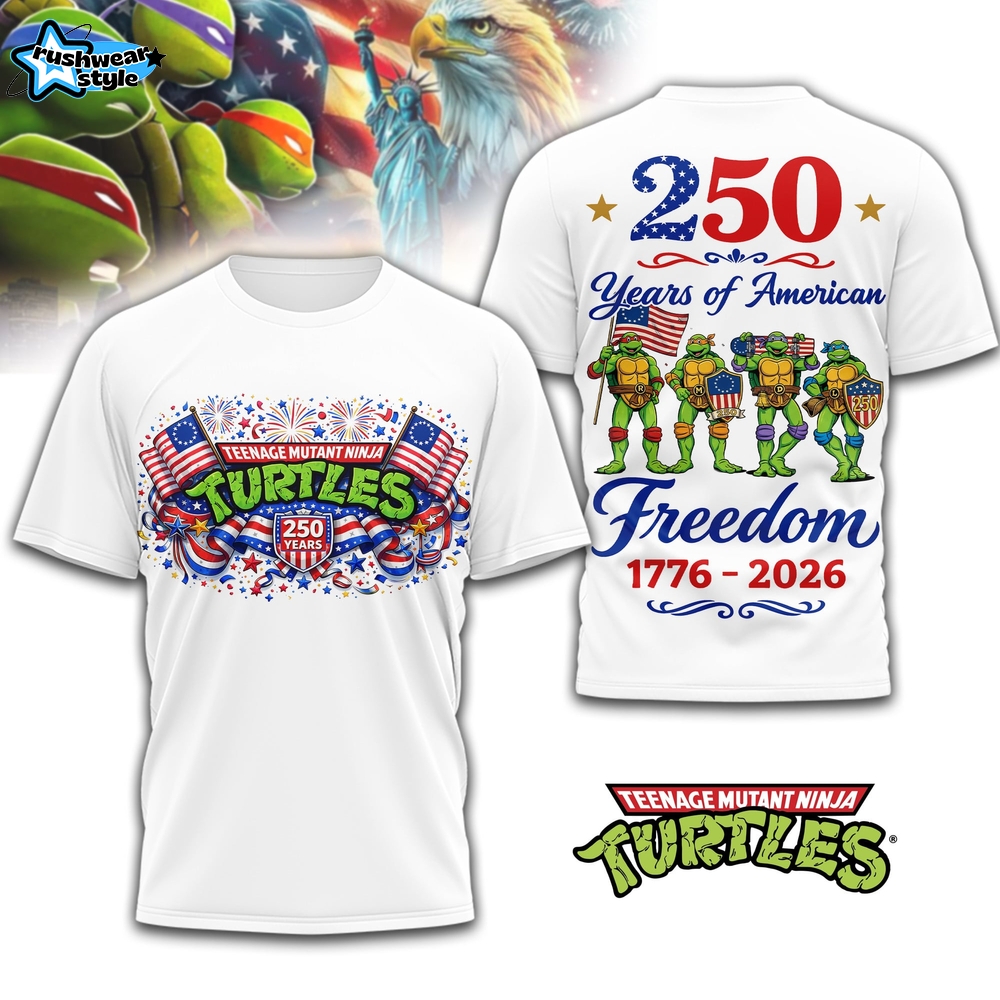 Teenage Mutant Ninja Turtles 250th anniversary of America Tshirt Teenage Mutant Ninja Turtles 250th anniversary of America Tshirt
