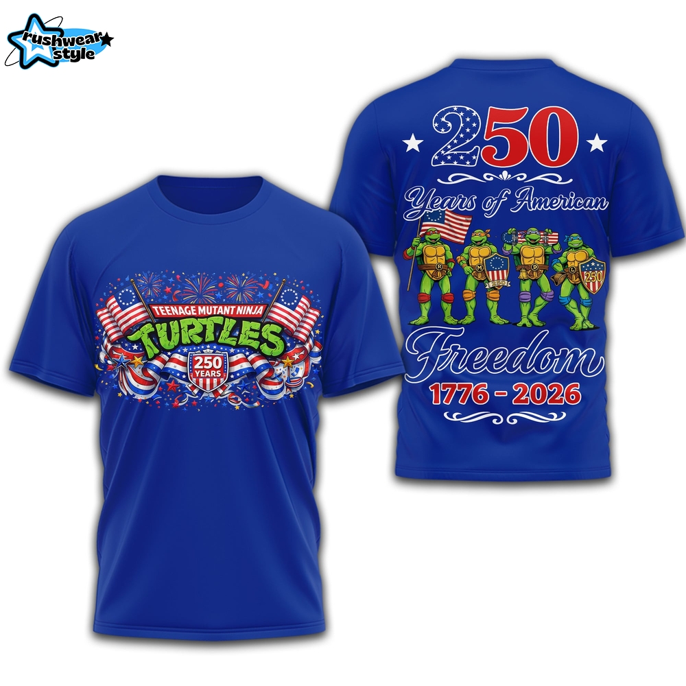 Teenage Mutant Ninja Turtles 250th anniversary of America Tshirt Teenage Mutant Ninja Turtles 250th anniversary of America Tshirt