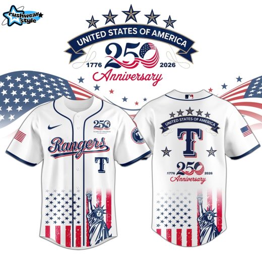 Texas Rangers 250 Years USA Tribute Limited Jersey