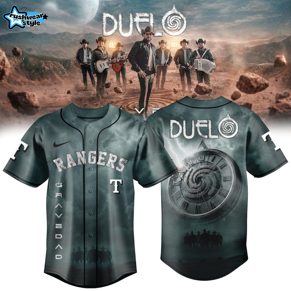 Texas Rangers MLB x GRAVEDAD TOUR 2026 Edition Jersey Texas Rangers MLB x GRAVEDAD TOUR 2026 Edition Jersey