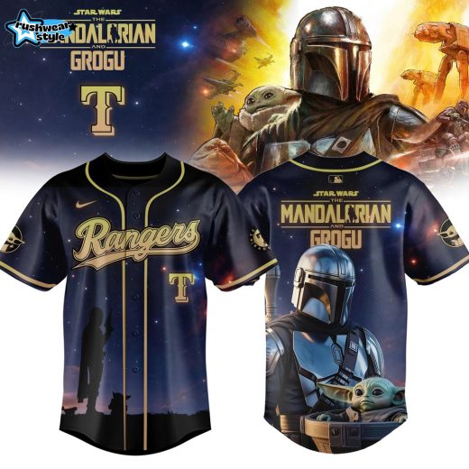 Texas Rangers MLB x Mandalorian & Grogu Limited Edition Jersey