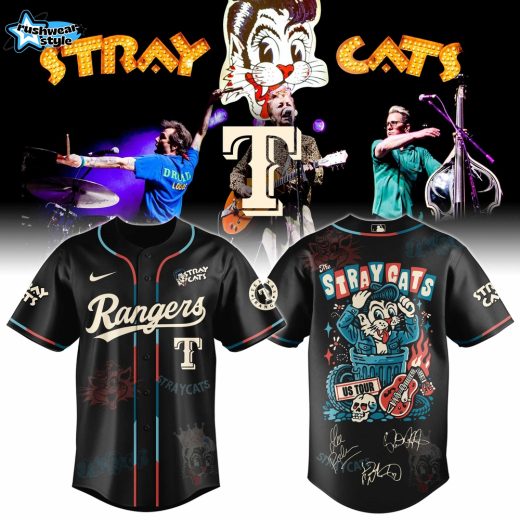 Texas Rangers Special Stray Cats US Tour 2026 Limited Edition Jersey