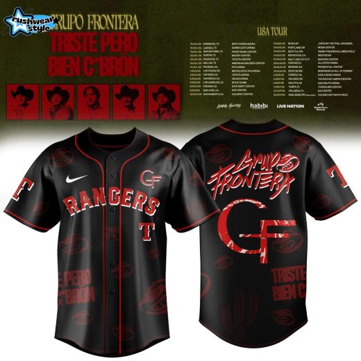 Texas Rangers x Grupo Frontera – “Triste Pero Bien Cabrón Tour 2026” Jersey Collection